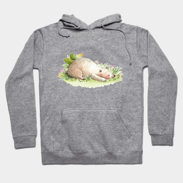 Osito durmiendo Hoodie by alinailustra